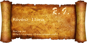 Révész Ilona névjegykártya